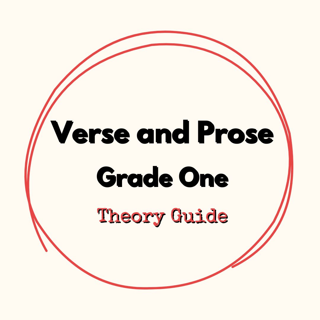Verse and Prose Grade One Theory Guide