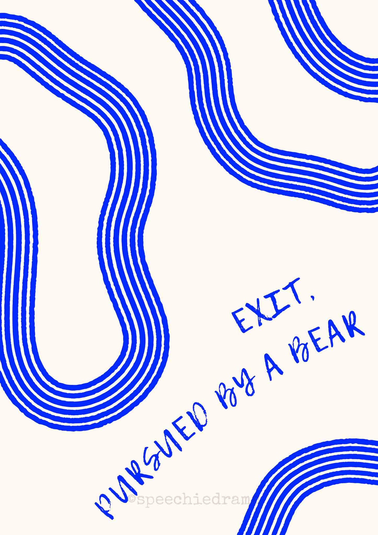 'Exit, Pursued by a Bear' Poster