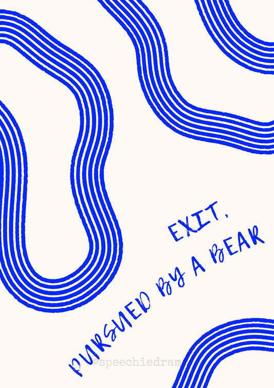 'Exit, Pursued by a Bear' Poster